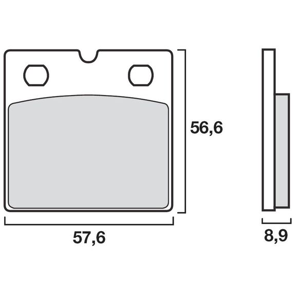 Brembo Sintered Metal Brake Pads - Front (ABS-Specific per model)Ref: 07BB21SA