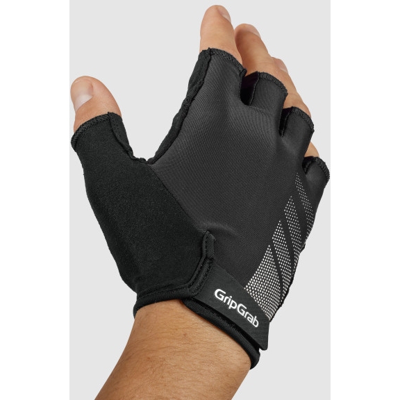 GripGrab RIDE RC Lite Padded Short Finger Gloves - Black