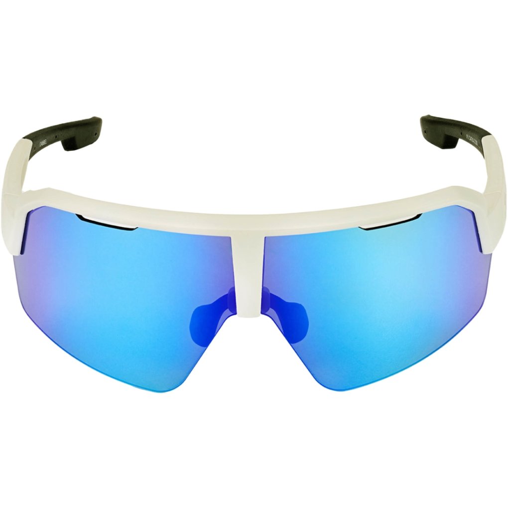Spiuk Dabbel Glasses - White - Mirror Blue | Clear