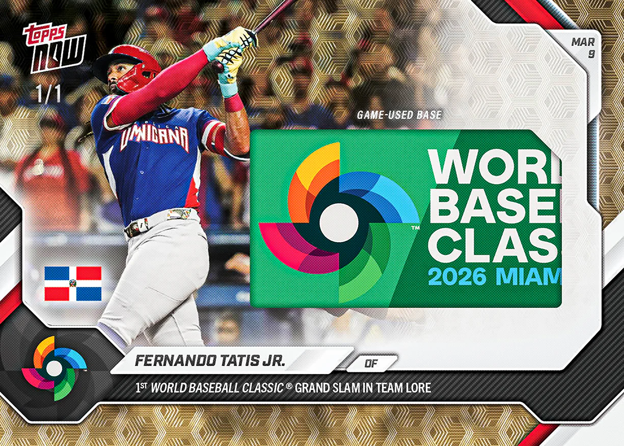 Fernando Tatis Jr. - 2026 World Baseball Classic Topps NOW® - Card 18 - PR: 2203