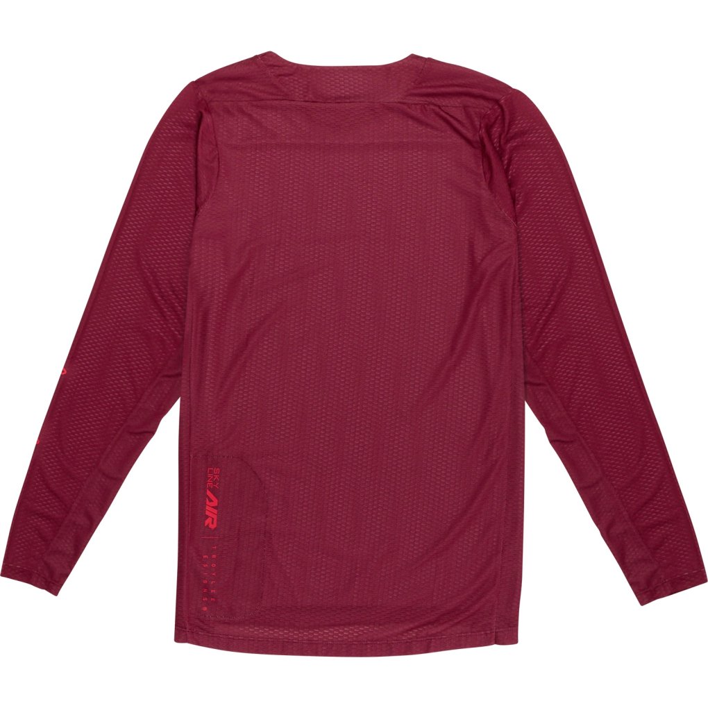 Troy Lee Designs Skyline Air Long Sleeve Jersey Men - Mono Oxblood