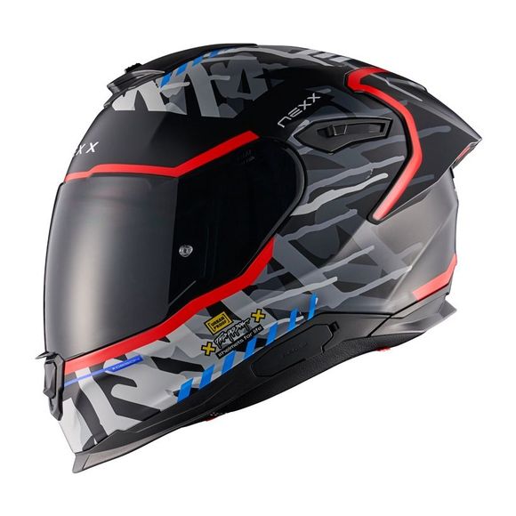 Nexx Y.100R Full-Face Helmet - URBANGRAM - Black / RedRef: NE0618-C49688