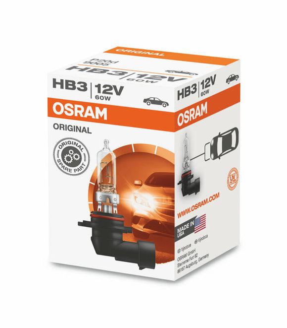 OSRAM Original Line HB3 12V/60W bulb - Universal x1Ref: OSRM00043A / 1080421