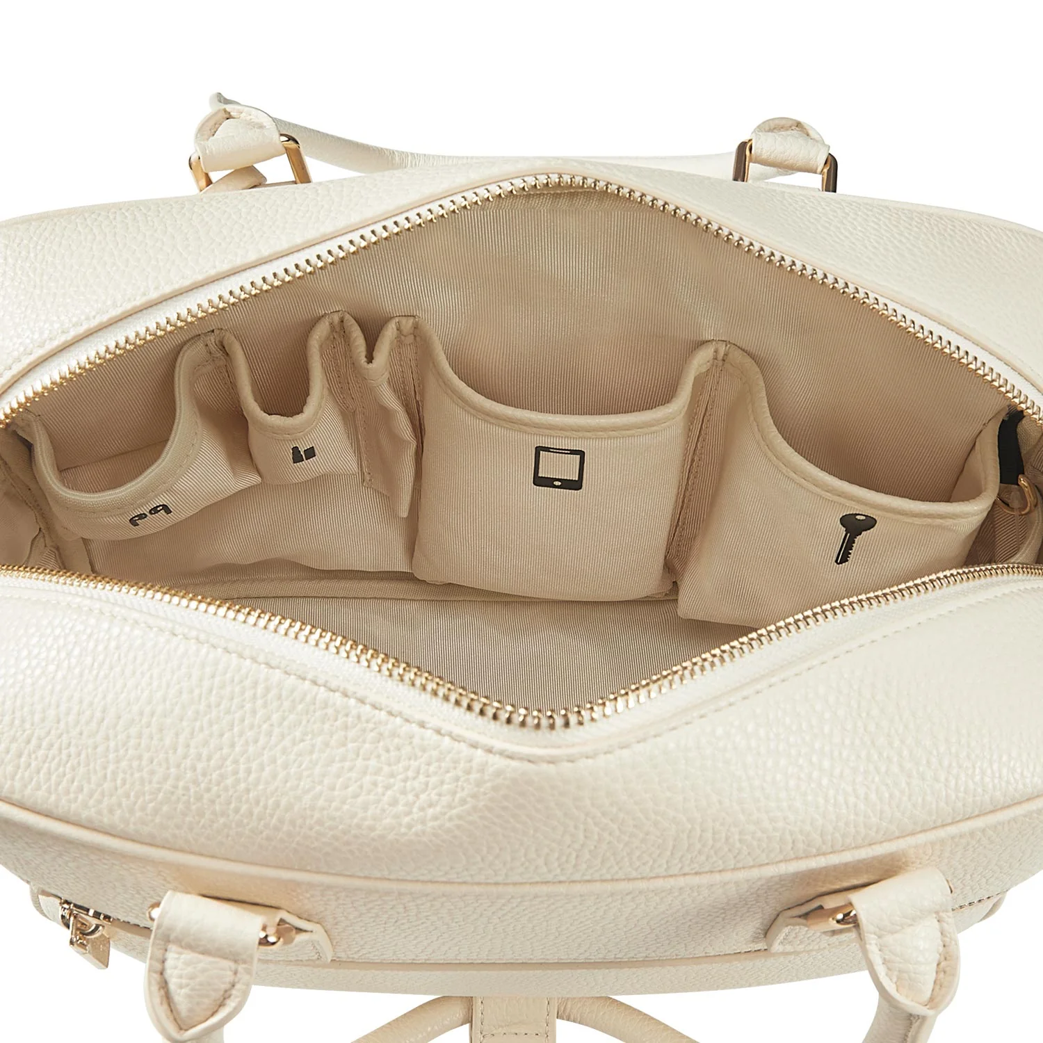 Business & Laptop Handbag Margaret Small Moon White