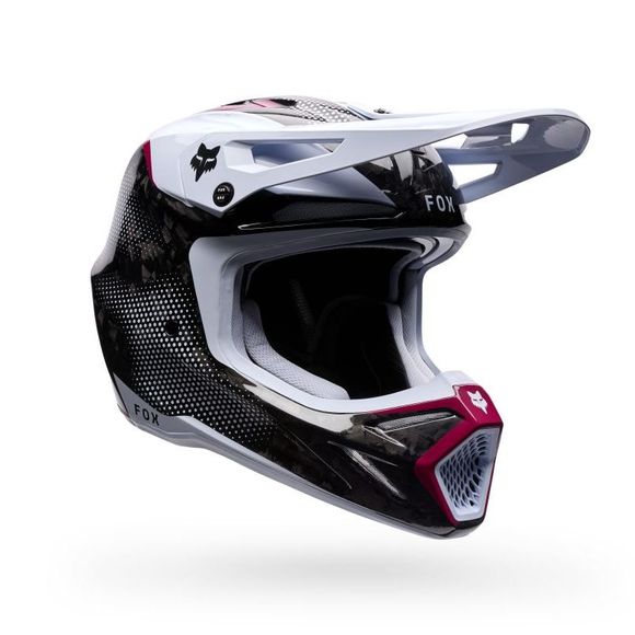 Fox V3 RS TACTILE 2026 cross helmet - WhiteRef: FX6542