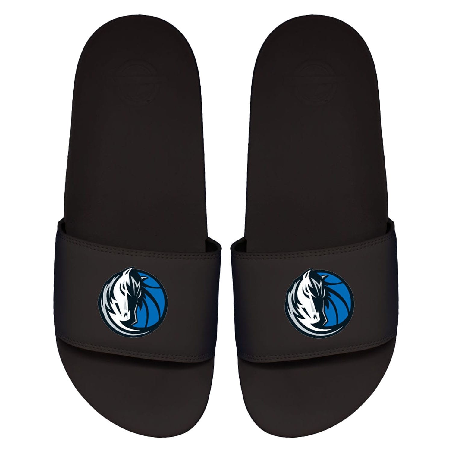 Dallas Mavericks Primary Logo ISlide NBA Gel Slides Black