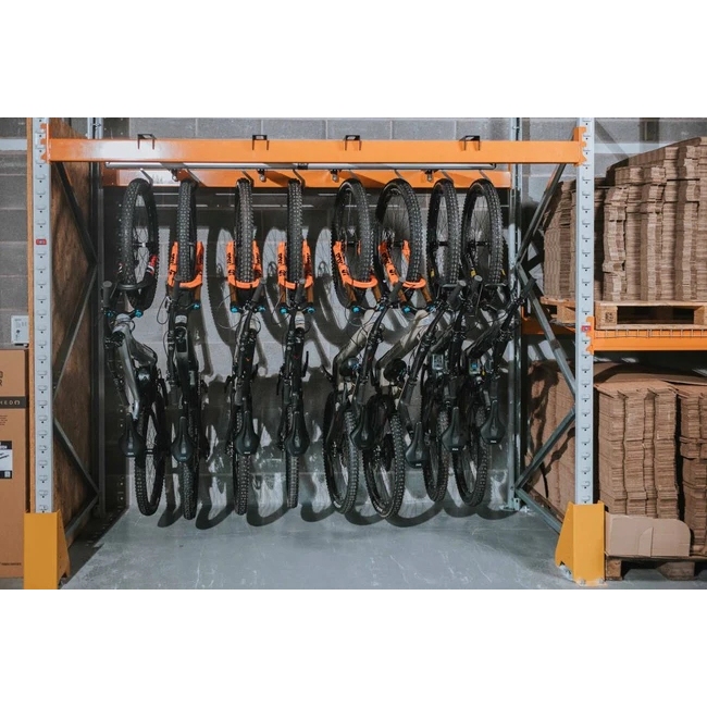 Stashed SpaceRail Bike Storage System Rack Mount - 4 Hooks