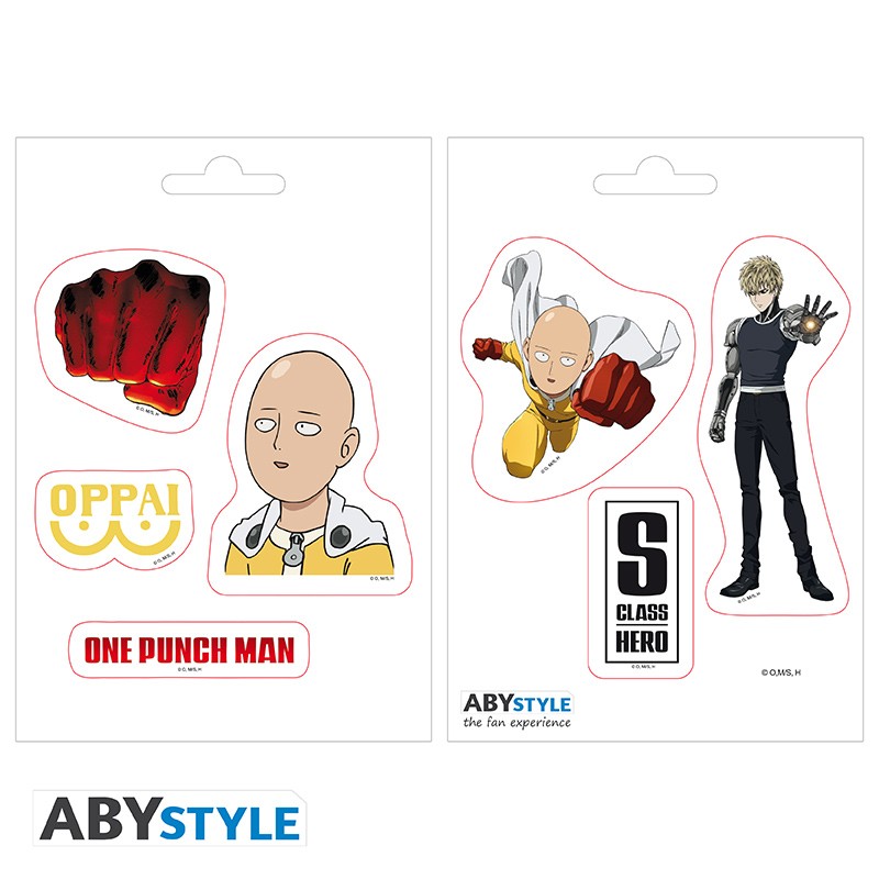 ONE PUNCH MAN Mini Stickers Saitama and Icons (16x11cm)