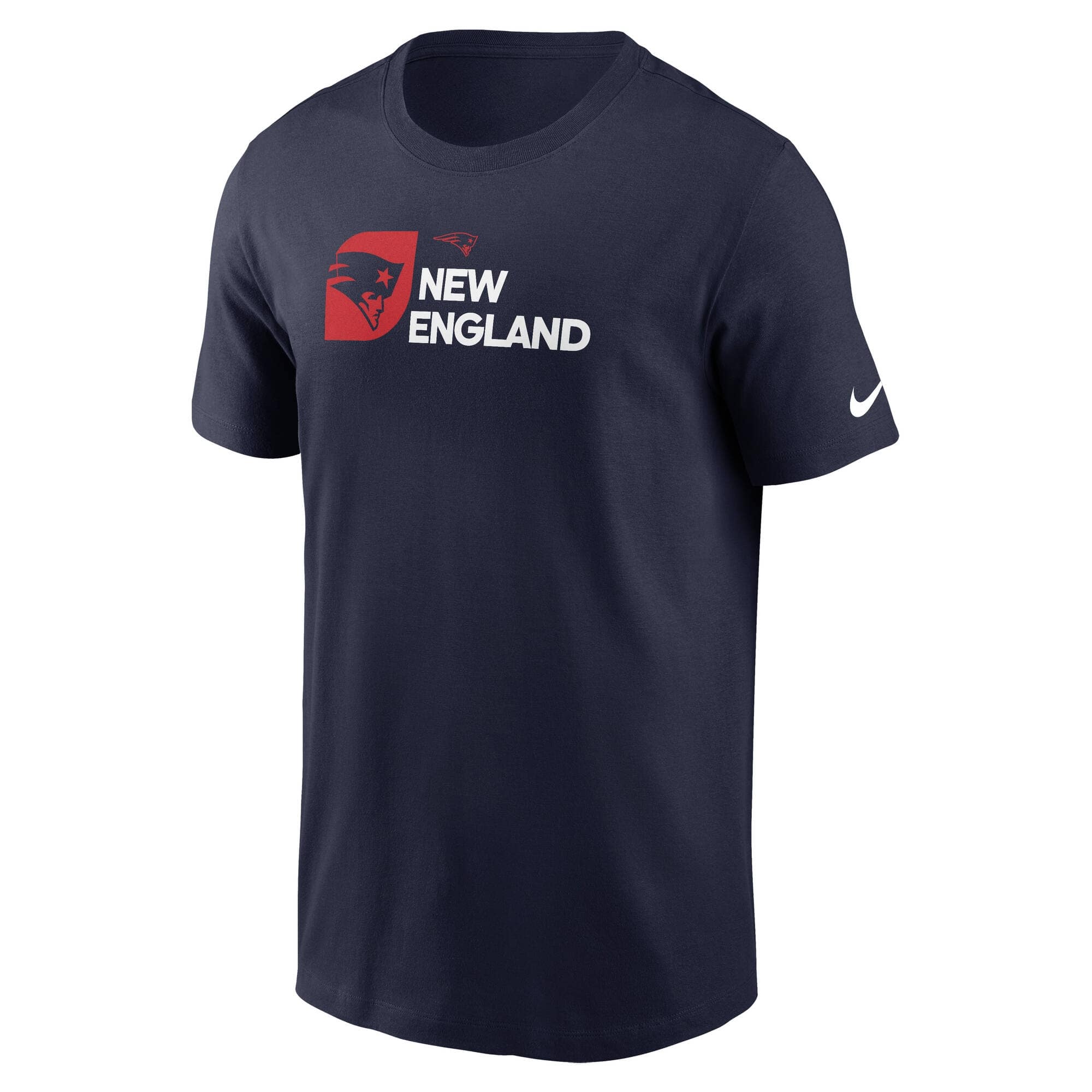 New England Patriots Team Slogan Nike Essential NFL T-Shirt Navy