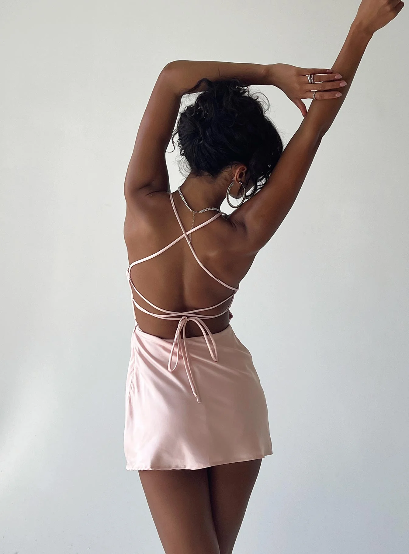 Celena MInl Dress - Pink