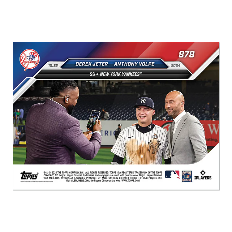 Derek Jeter/Anthony Volpe - 2024 MLB Topps NOW® Card 878