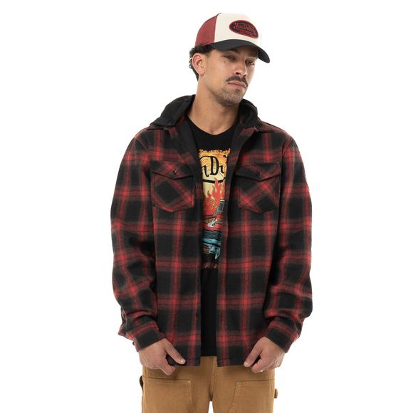 Von Dutch Howard Shirt - Red / BlackRef: VDH0381