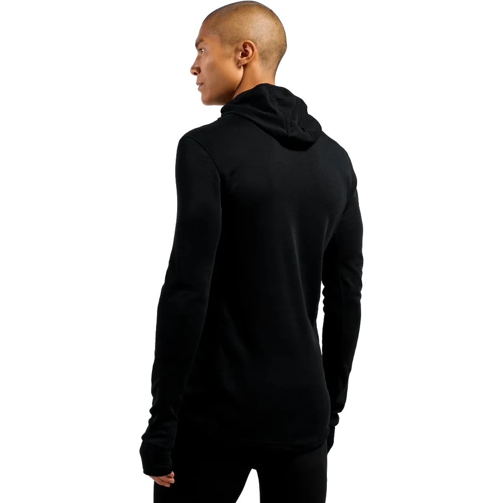 Odlo Active Warm Long-Sleeve Base Layer Top with Facemask Men - black