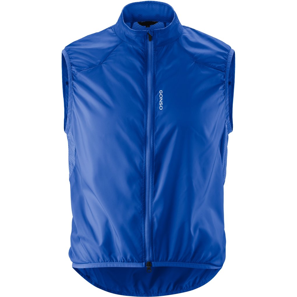 Gonso Road Wind Vest Men - Indie Blue