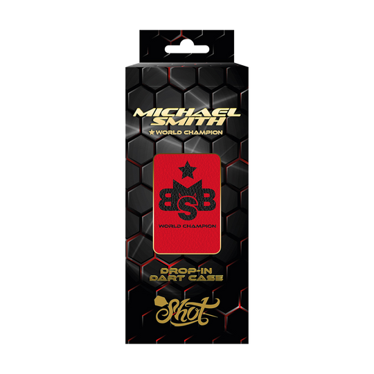 Shot Michael Smith World Champion Drop-In Dartcase - Rot