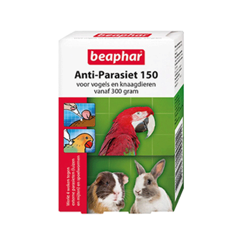 Beaphar Anti-Parasite 10 - Rodents/Birds - 20-50 grams - 2 pipettes