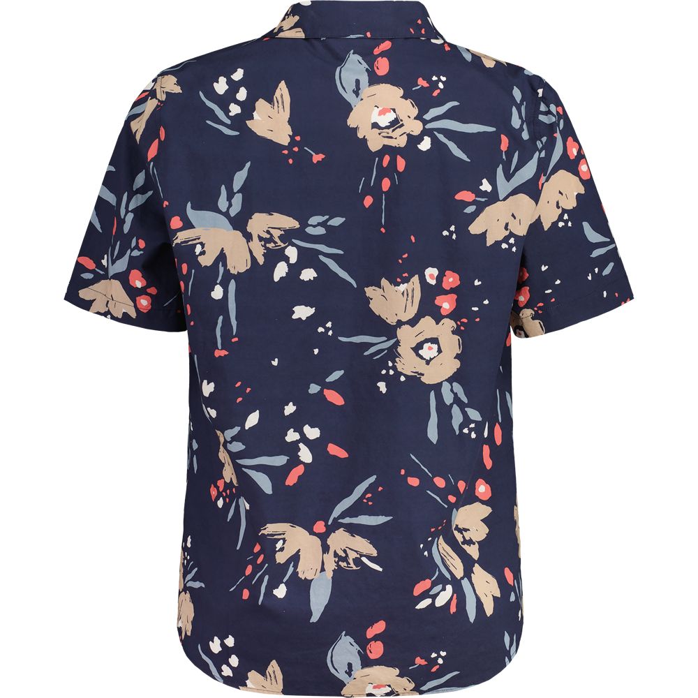 Maloja MutterkarM. Organic Hemp Shirt Men - night sky brushflower 1138