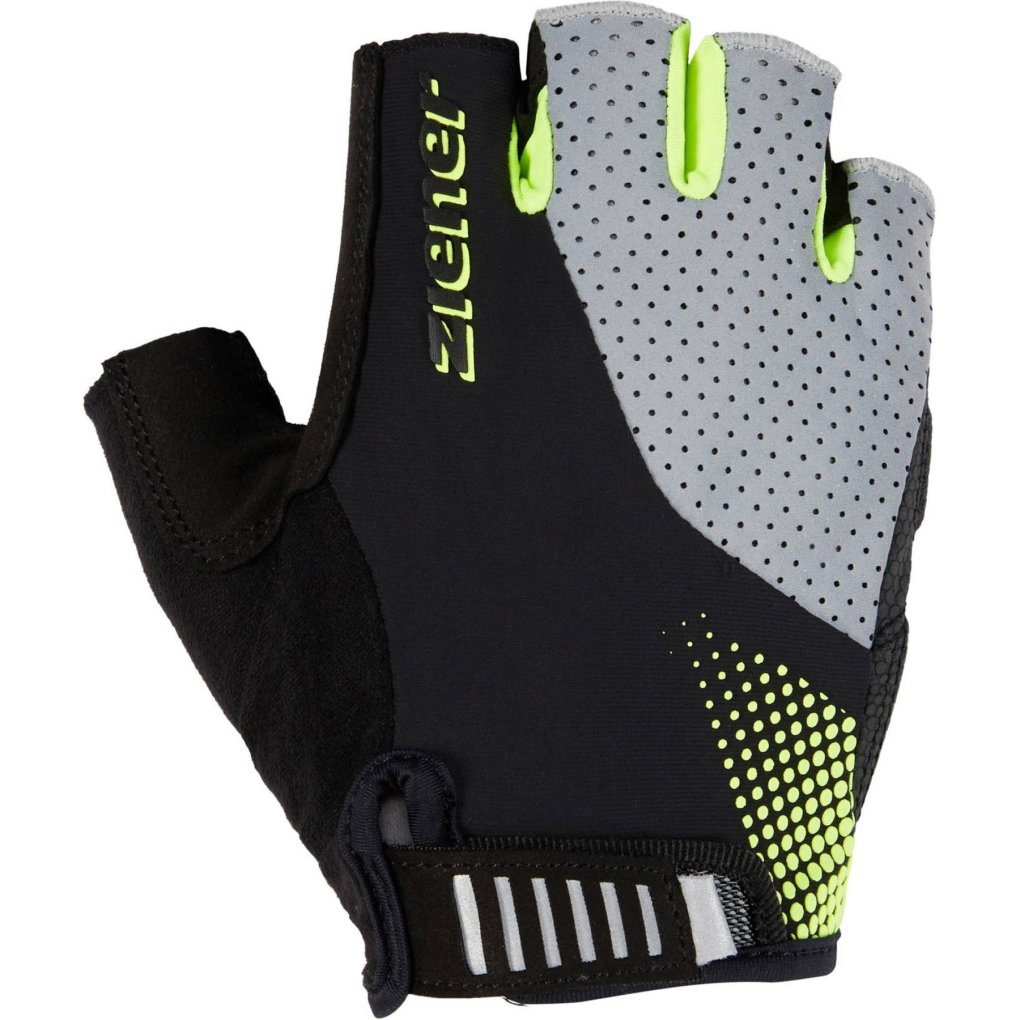 Ziener Cudjo Bike Gloves Men - black.poison yellow