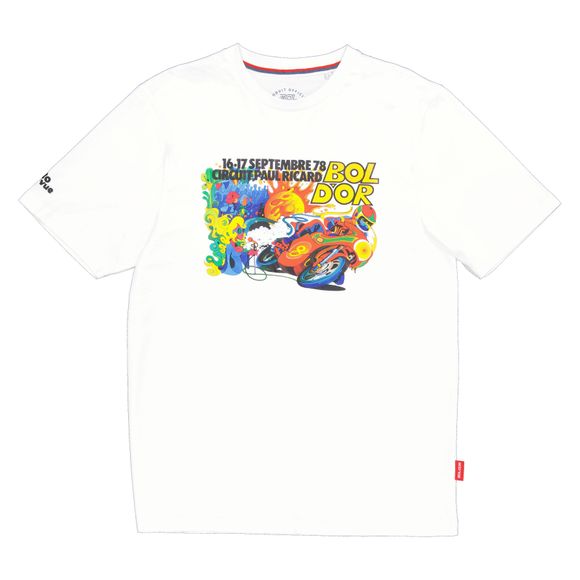 Bol d'Or 78 POSTER Short Sleeve T-Shirt - White / BlackRef: BDO0002