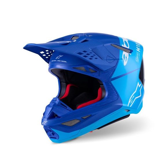 Casque cross Alpinestars SUPERTECH S-M10 - FLOOD 2025 - Bleu / NoirRef : AP3972
