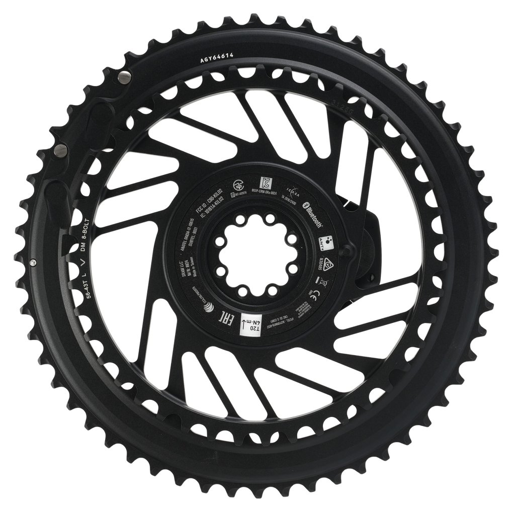 SRAM RED AXS Powermeter 2x Chainring Kit | Direct Mount | E1 - black / silver