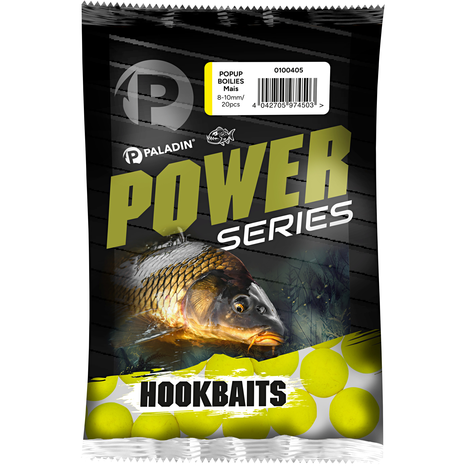 Paladin Power Series Pop Up Boilies (corn)