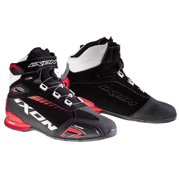 Motorcycle Sneakers Ixon Bull Waterproof - Black / RedRef: Ix1185-C43338