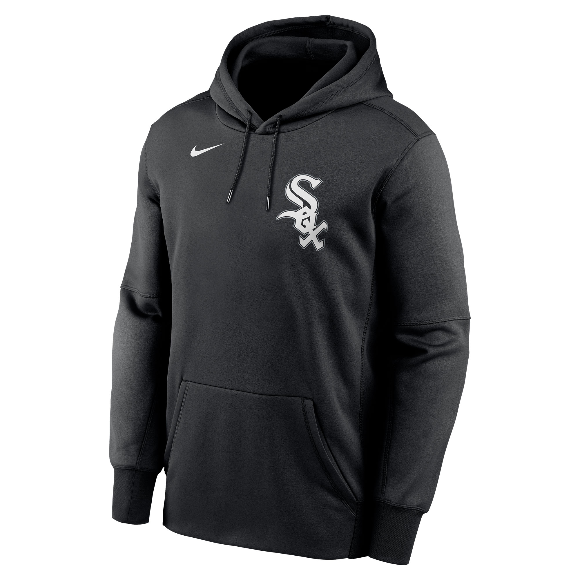 Chicago White Sox Wordmark Nike Therma Dri-FIT MLB Hoodie Black