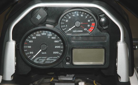 Touratech speedometer Cover for cockpit with 2 sockets - BlackRef: Trt00825A / 01-044-0562-0