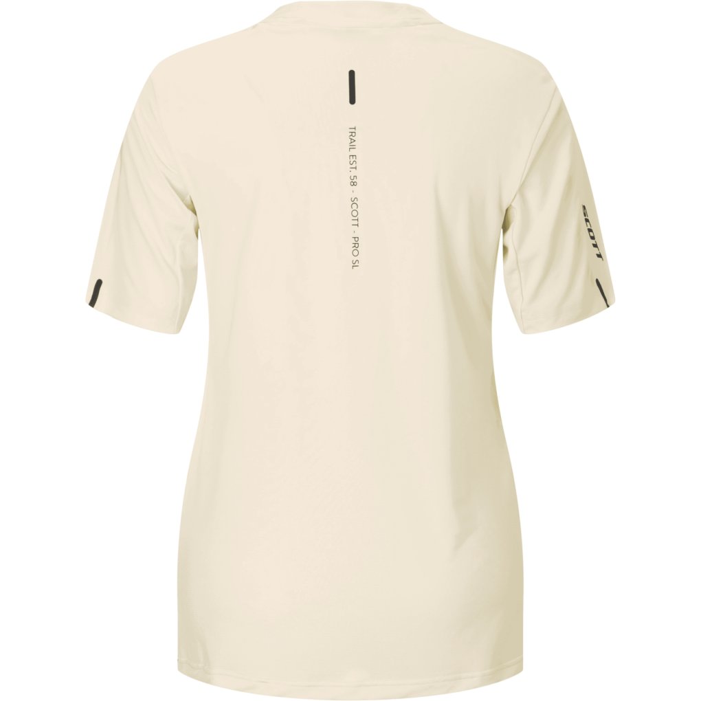 SCOTT Vertic Pro SL Short Sleeve Tee Women - pastel yellow