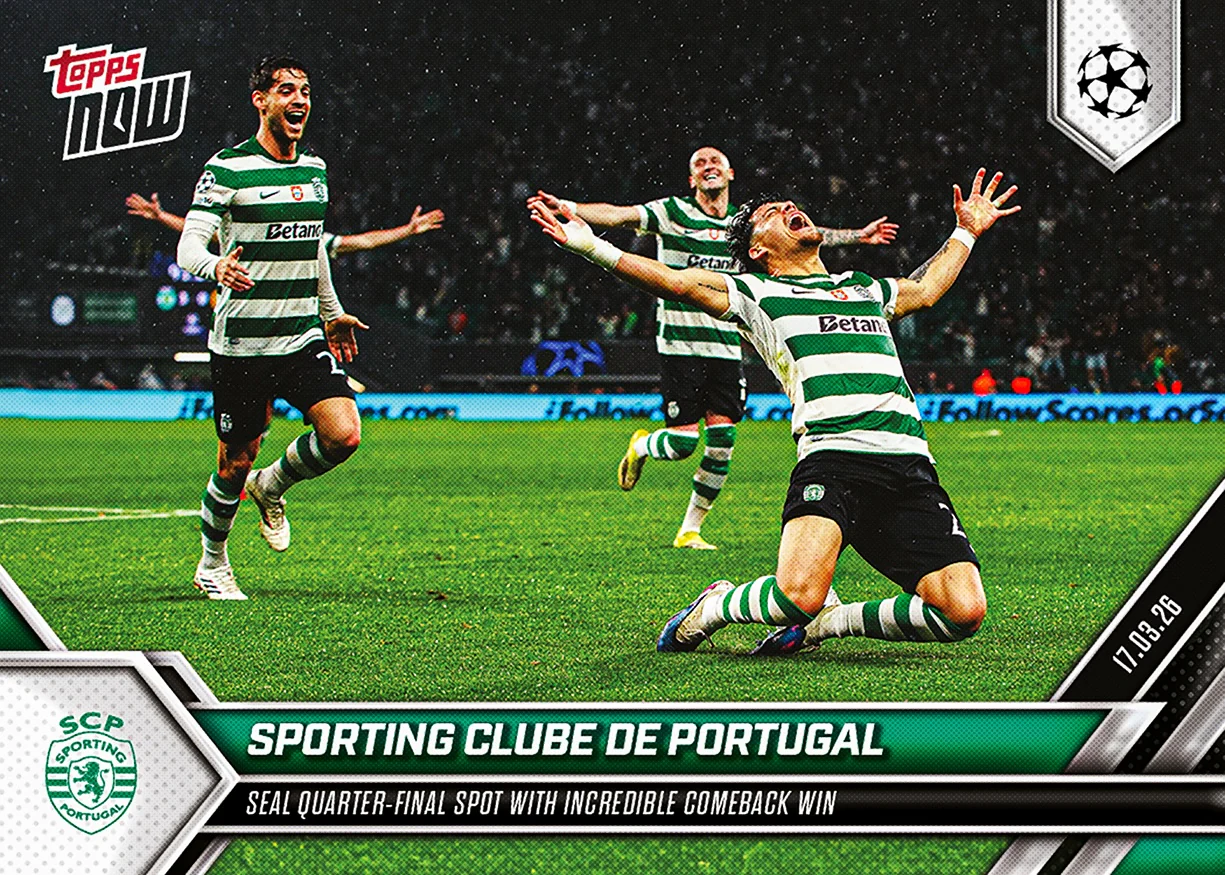Sporting Clube de Portugal - 2025-26 UCL Topps NOW® - Card 108 - PR: 472