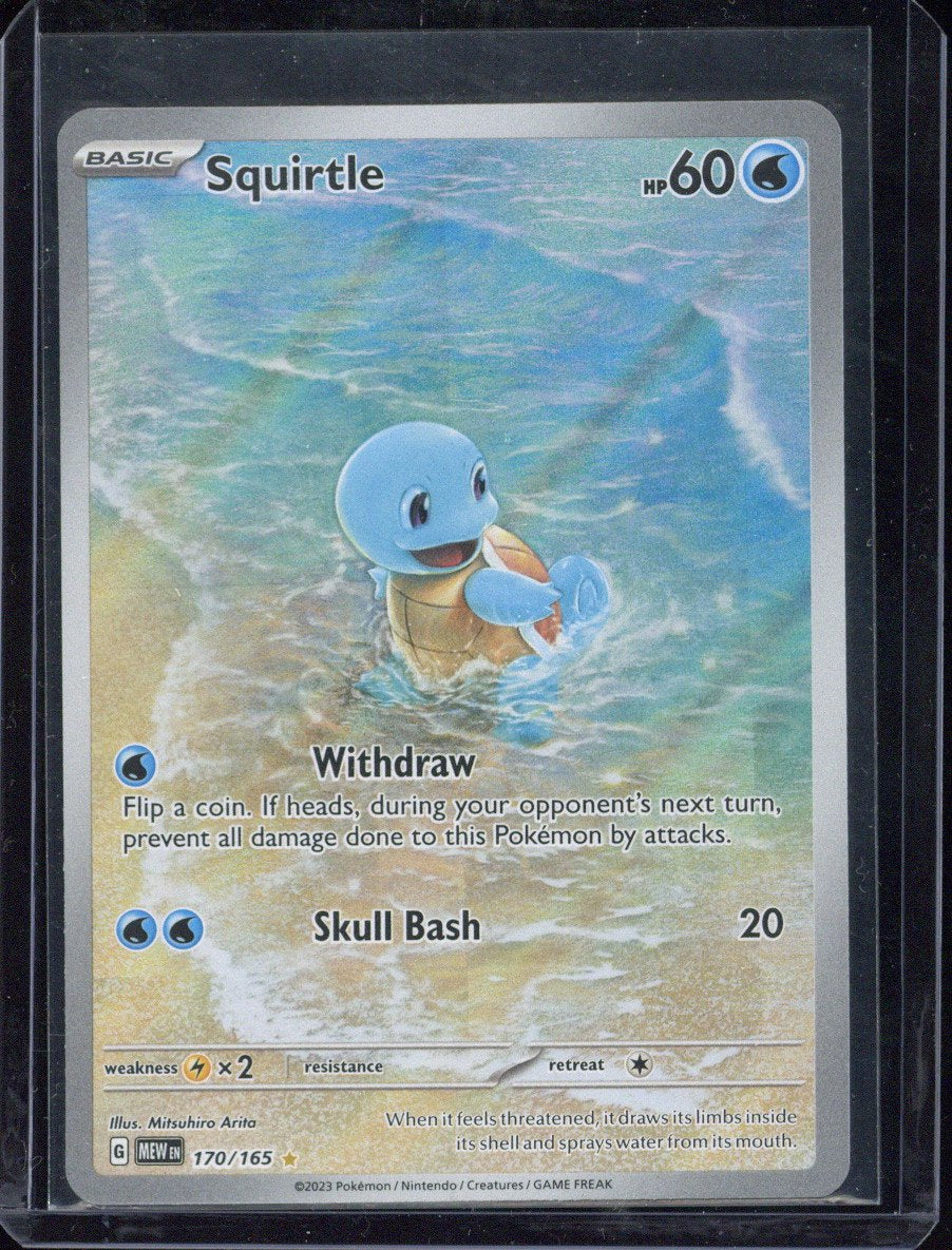 2023 Pokemon MEW EN Squirtle IR #170