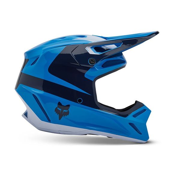 Casque cross Fox V3 DIVIDER 2025 - BleuRef : FX5125