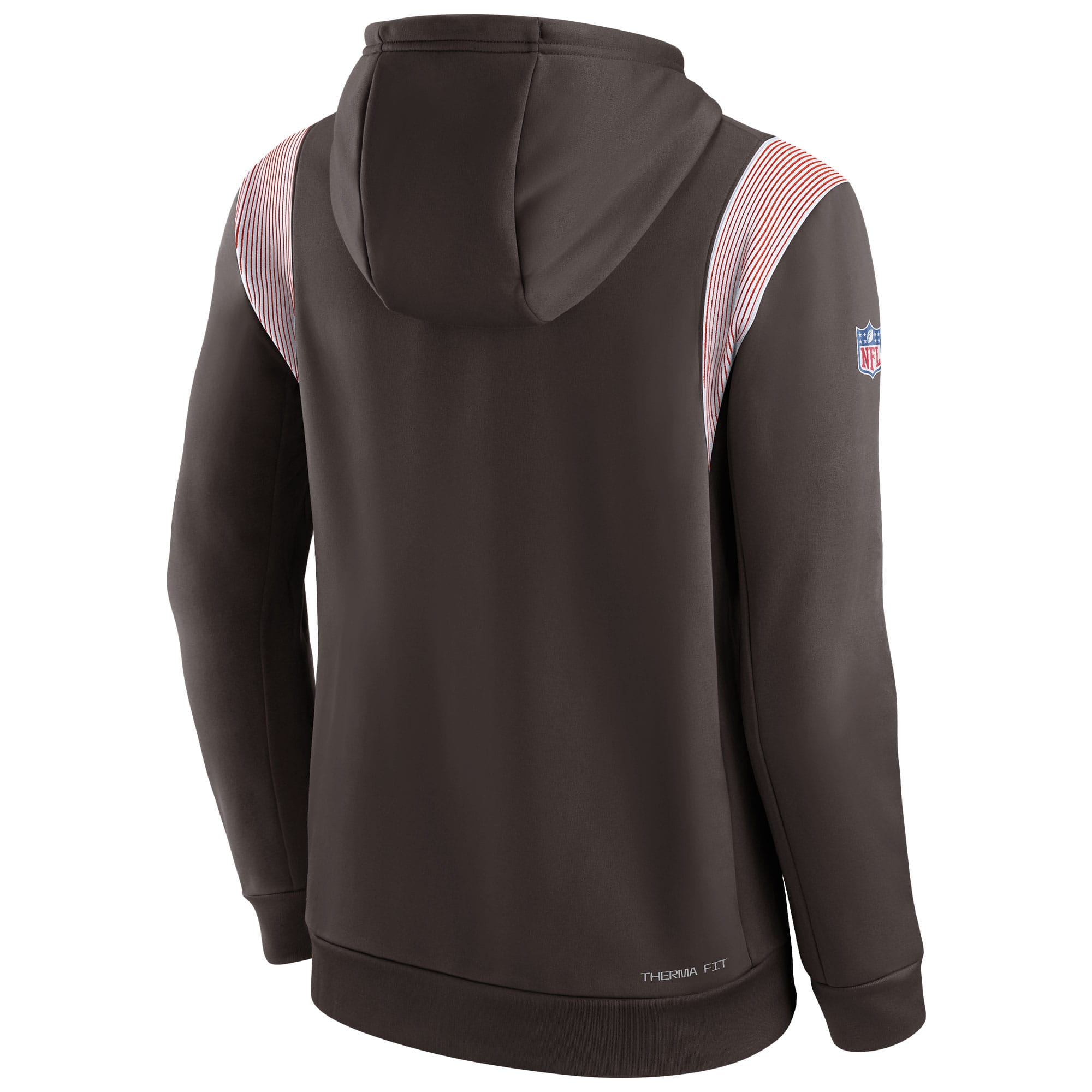 Cleveland Browns 2022 NFL On-Field Sideline Nike Therma-FIT Hoodie Brown
