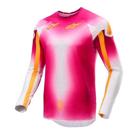 Maillot cross Alpinestars SUPERTECH - SX MIG AFD 2025 - Rose / BlancRef : AP3618