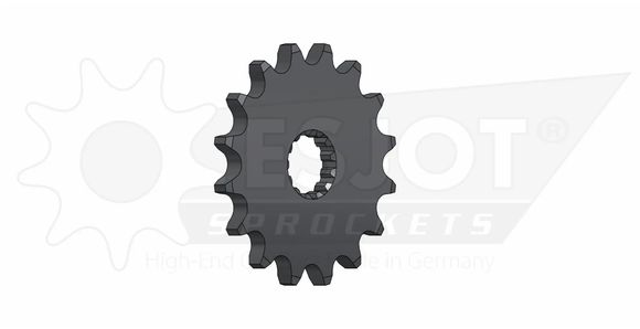 Esjot 16 tooth gearbox output pinionRef: Esjo00001A / 12122375