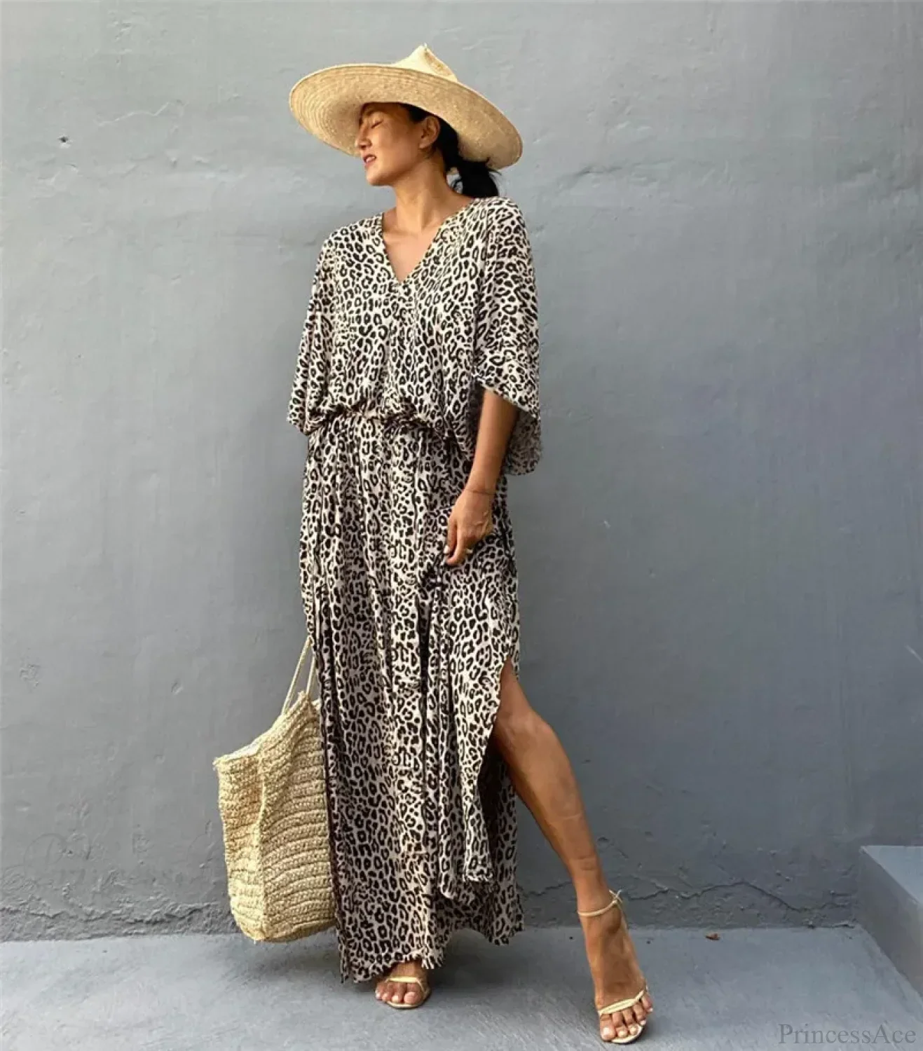 Women Swimsuit Kaftan Tunic Beach Cover Up