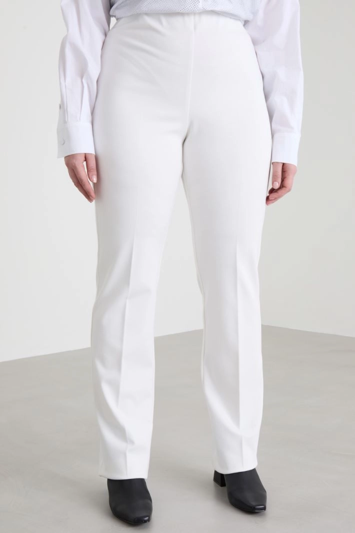 Jersey trousers - WHITE