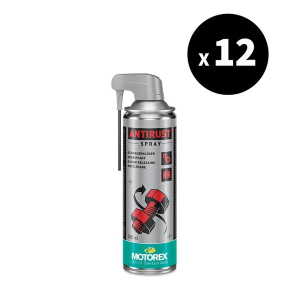 Degrippant Motorex Antirust Spray - 500ml x12 UniverselRef : MX00190A / 3062643
