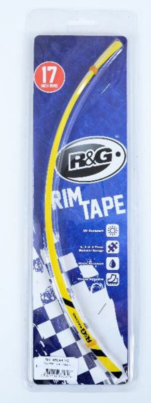 Filet de jantes R&G Racing Liseré 17'' jaune UniverselRef : RGR01154A / 1082401007