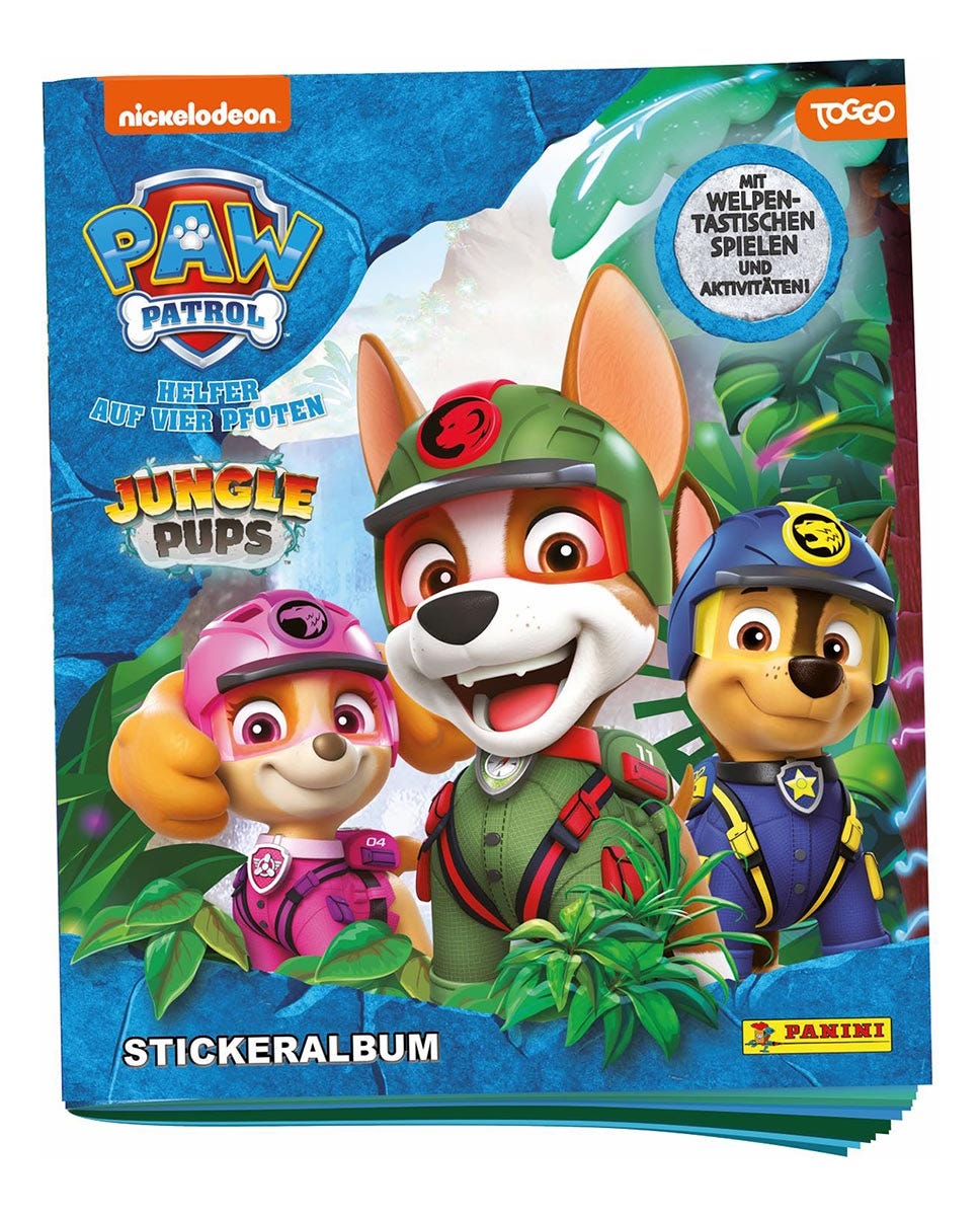 Paw Patrol - Jungle Pups Sticker - missing stickers