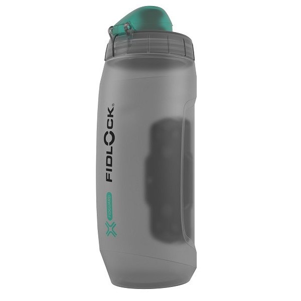 Fidlock Twist Set 590ml Bottle Antibacterial + Twist Bike Base Mount - transparent black