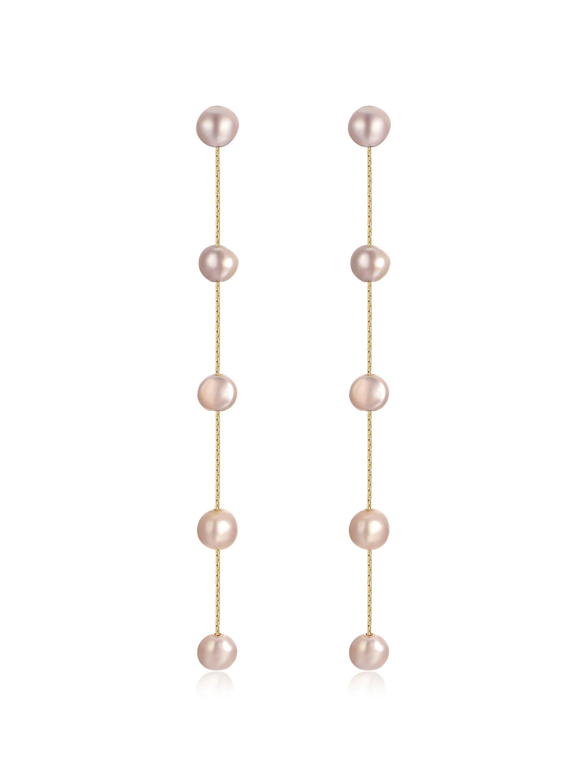 Dripping Pearl Delicate Drop Earrings