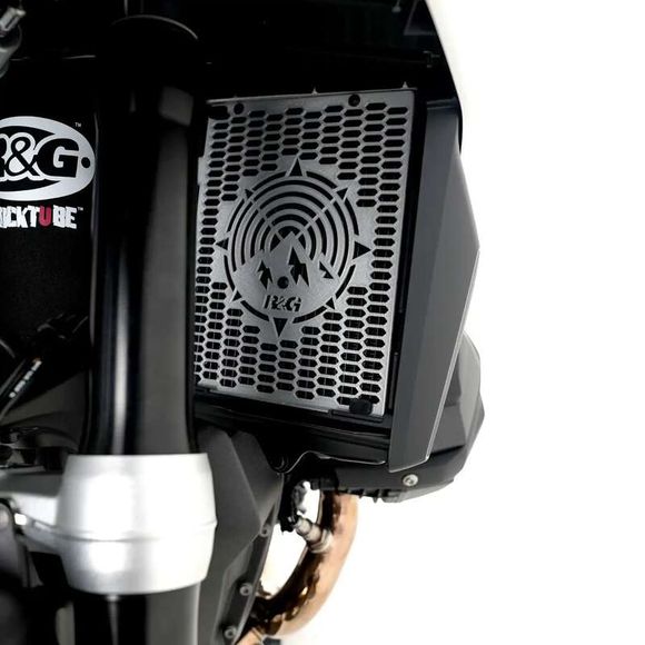 Protection de radiateur R&G Racing Pro aluminium - titaneRef : RGR01946A / 1126885