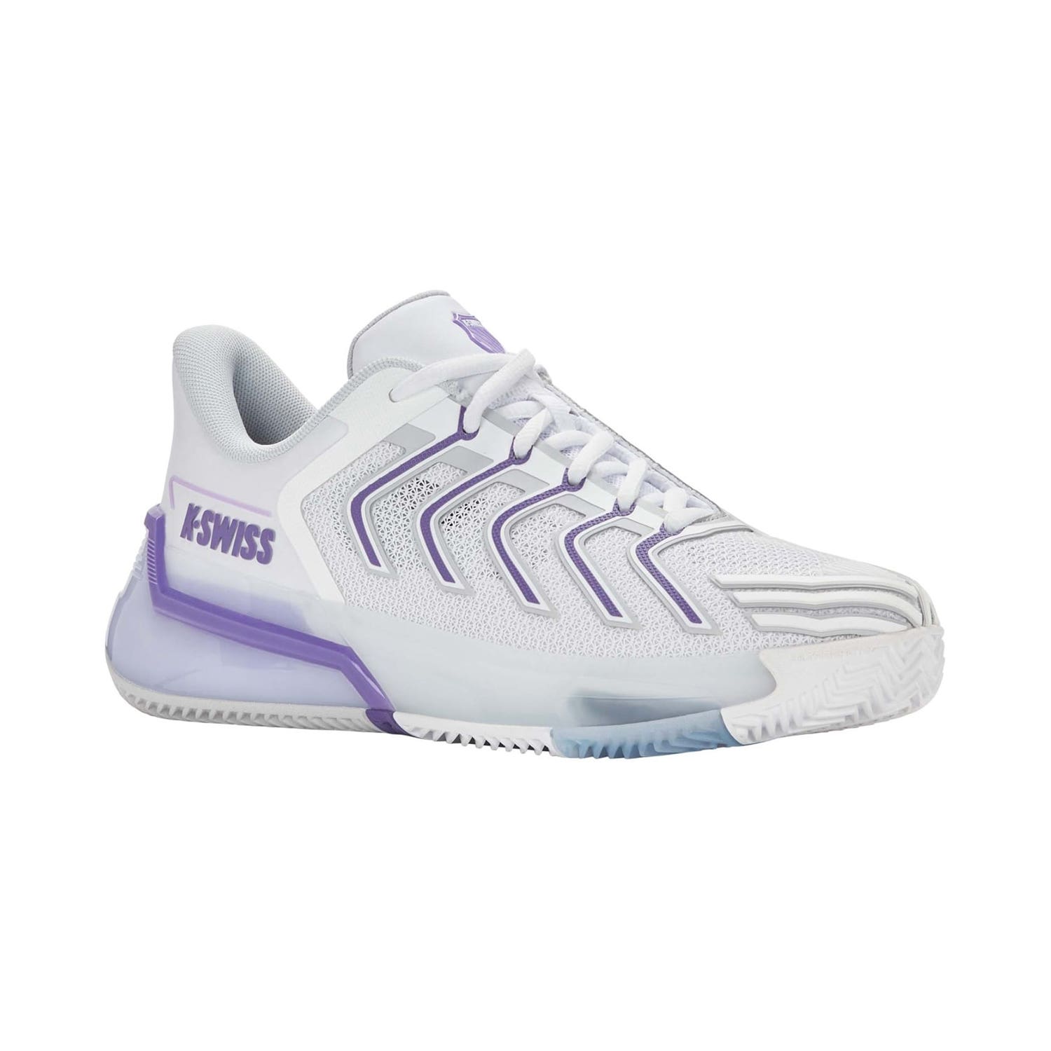 KSWISS ULTRASHOT 4 CLAY WHITE/PURPLE WOMEN 94438-147-M