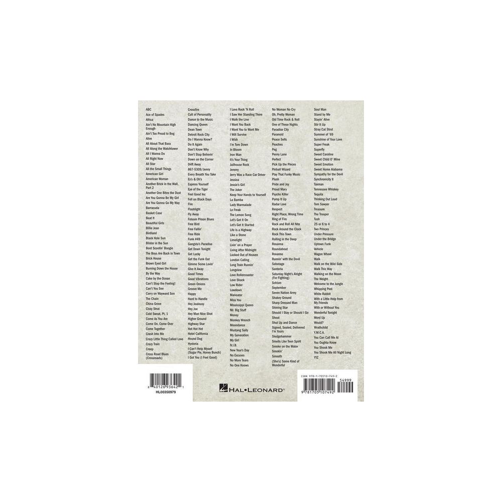 Hal Leonard The Bassist's Fake Book – Thomann Ireland