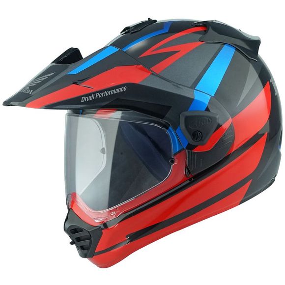 Casque intégral Arai TOUR-X5 - AFRICA TWIN - Rouge / NoirRef : AI0575