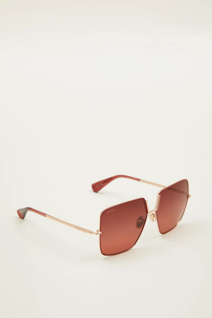 Square sunglasses - RED