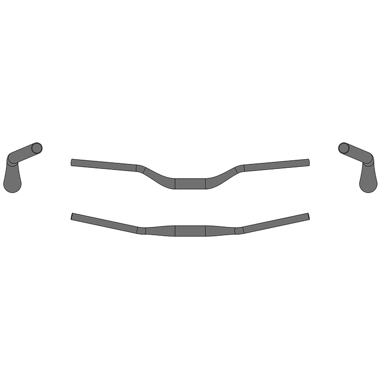Ergotec Riser Bar 50i 35.0 MTB Handlebar - Safety Level 6 - matt black