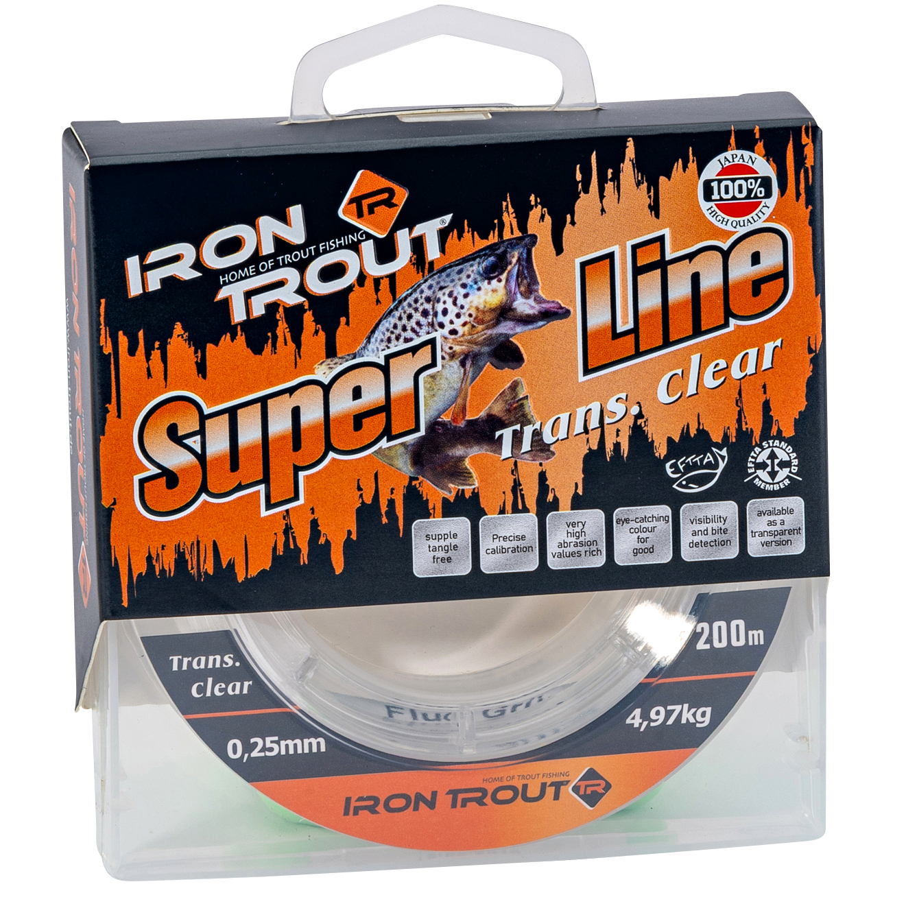 Iron Trout Super Line Transparent (200 m)